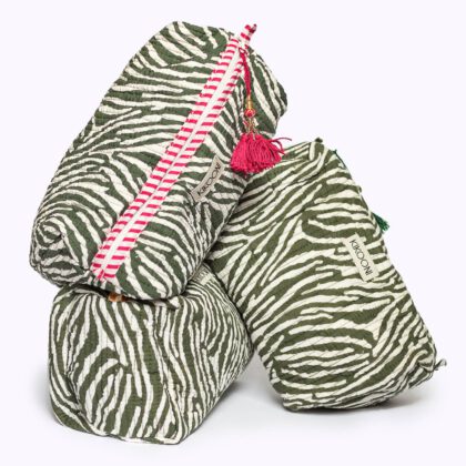 kosmetiktasche desert zebra muster