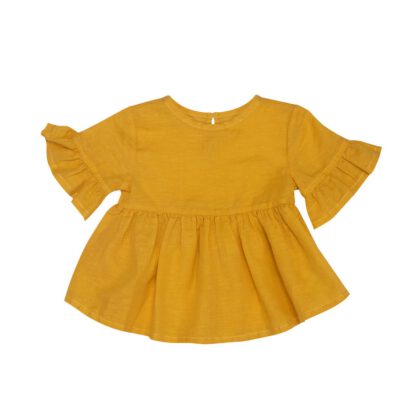 babybluse bio hanf senf